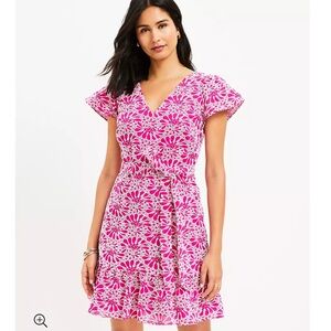 LOFT Pink Lace Dress!